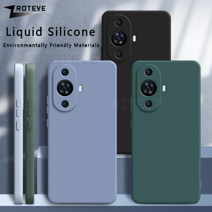 For Huawei Nova 11 12 13 Pro Back Cover Square Liquid Silicone Soft Coque Nova11 <strong>Nova12</strong> Nova13 Shockproof Protective Phone Case - Product Image 3