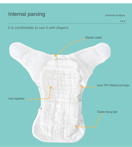 Pannolino ecologico per bambini stampato tutto <span class=keywords><strong>in</strong></span> uno che può essere lavato ripetutamente - Product Image 2