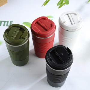 Tazza da viaggio tazza da <span class=keywords><strong>caffè</strong></span> isolata con coperchio a tenuta stagna-isolamento sottovuoto in acciaio inossidabile per <span class=keywords><strong>caffè</strong></span> e tè con acqua calda e fredda - Product Image 4