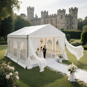 Large Event Tents Customized 10x15 15x30 20x40 Portable Wedding Hall Marriage White Tent for 150-600 People Heavy Duty Tent - Product Image 4