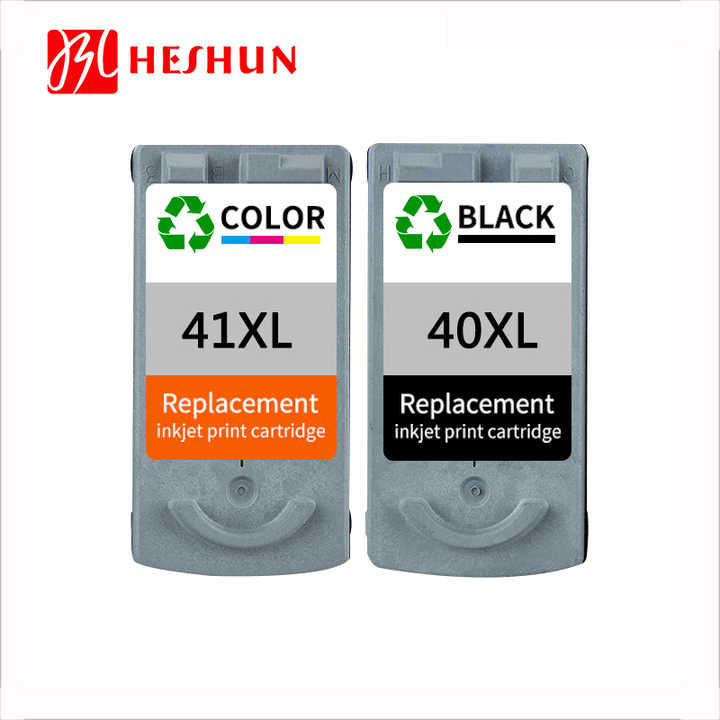 HS PG-40 PG40 PG 40 CL-41 CL41 CL 41 Premium Remanufactured Ink Cartridge 40XL 41XL for Canon Pixma MP160 MP190 IP 1800 Printer