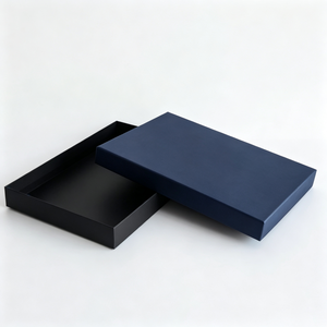 Caja de cartón rígido premium con tapa y base personalizadas para embalaje de regalo de ropa y vestidos - Product Image 3