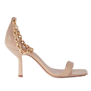 New designer heels women 2023 beautiful traspirante medium sexy ladies heels sandal metal decoration shoes - Product Image 4