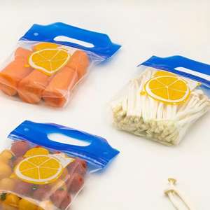 Reusable <b>Freezer</b> <b>Bags</b> Leakproof Food Storage Double-Sealed Sandwich Snack Vegetable Preservation Pouch Dishwasher Safe Home - Product Image 2