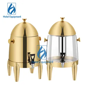 12L Gold Deluxe Stainless Steel 48 Cups Coffee Chafer Urn beverage dispenser