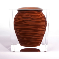 Vase en céramique de Style chinois antique coloré à la main hydroponique haute température pièce décorative salon TV table maison Pot