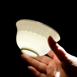 Juego de té Kung Fu de porcelana fina, con caja de regalo para viaje, apto para el hogar u oficina, taza de té de cerámica estilo Guofeng - Product Image 4