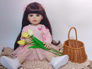 ตุ๊กตาไวนิลของขวัญ ตุ๊กตาเบ็ตตี้รีบอร์น รุ่น RB06 ขนาด 50 ซม.-1 เมตร สำหรับเด็กอายุ 4-6 ปี ตุ๊กตาจำลองเด็กทารก - Product Image 6