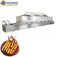 Automático Industrial Túnel Tipo Microondas Hornear Asado Secado Esterilización Equipo de fijación Máquina Horno