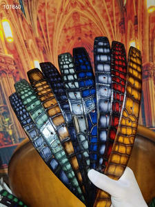 Bolso de mano de diseñador de lujo para mujer, bolso de mano de piel auténtica de cocodrilo - Product Image 6