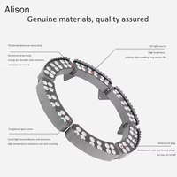 IP65 Wasserdichte AC DMX512 LED Baumring-Umarmungsleuchte 12W Outdoor Aluminium Spleißleuchte für Garten- und Landschaftsbau, dekorative 360 Alison