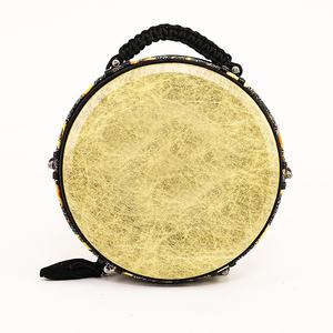 Tambor de mano <span class=keywords><strong>Djembe</strong></span> profesional de 12 pulgadas, carcasa de fibra de carbono, cabeza de piel de cabra genuina para graves resonantes profundos y tonos nítidos - Product Image 1