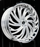 Jantes en alliage d'aluminium forgé poli de 15 à 17 pouces pour berlines, hatches et voitures compactes, pneus neufs, sur mesure