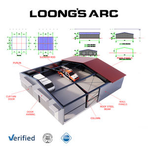 Стальная конструкция, горячие наборы для продажи, сборный чертеж, стальная конструкция, здание, сарай для хранения лошадей - Product Image 3