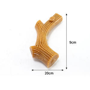 Langdurige Milieuvriendelijke Hond Kauwstok Gewei Stijl Hout Plastic Materiaal Tanden Poetsen Hond Spelen - Product Image 6