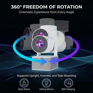 Projecteur portable <span class=keywords><strong>YS300</strong></span> KTV H713 Android 1280*720P 200 ANSI Lumens à courte focale 10W avec double micro sans fil pour extérieur - Product Image 4