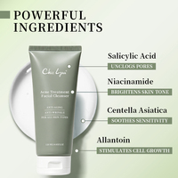 Nettoyant Visage Anti-Acné à l'Acide Salicylique – Contrôle du Sébum, Nettoyage en Profondeur, Mousse Purifiante, Minimiseur de Pores, Éliminateur de Points Noirs