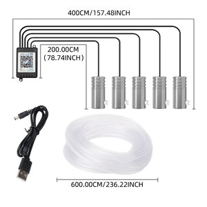 Car Ambient Light LED Fiber Optic Cool Light Smartphone App Control 6-Meter Vehicle Atmosphere Light Interior Decorative Lamp 5V - Product Image 5