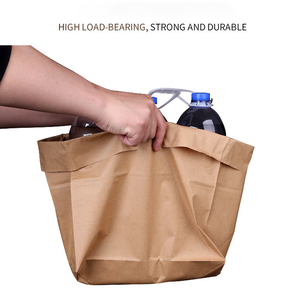 Bolsa de <span class=keywords><strong>papel</strong></span> para alimentos a prueba de grasa reciclable al por mayor bolsa de <span class=keywords><strong>pan</strong></span> de 12*7*21,5 cm en <span class=keywords><strong>papel</strong></span> Kraft marrón blanco para <span class=keywords><strong>pan</strong></span> leche sushi con logotipo personalizado - Product Image 4