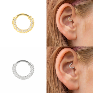 CANNER - Pendientes de Cartílago de Circonio para Mujer, Anillo de Nariz, Plata de Ley S925 - Product Image 4