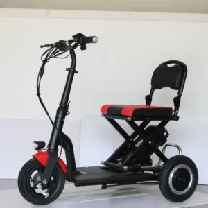 3 개의 바퀴 스쿠터 인도 성숙한 전기 3 개의 바퀴 스쿠터 휠체어 장애인 사람들을 위한 최신 판매 휠체어 스쿠터