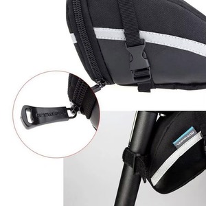Bolsa Impermeable para Bicicleta de Fábrica BSCI, Bolsa Trasera para Asiento, Bolsa de Sillín de PU para Ciclismo, Bolsa de Herramientas con Franjas Reflectantes - Product Image 6