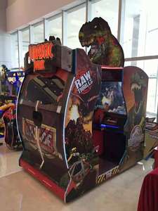 Coin-operated shooting <b>game</b> <b>machine</b> Analog shooting simulator arcade Jurassic Park themed arcade <b>game</b> analog shooting <b>machine</b> - Product Image 5