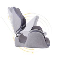 Chaise de massage d'acupression complète du corps, siège de soulagement des maux de dos, lumière rouge, coussin de massage à pétrir 3D, chaise de bureau à domicile, siège de voiture