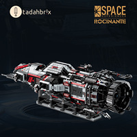 Ba Ka 33904-7 Puzzle de construction de vaisseaux spatiaux de guerre interstellaires et immenses, jouets transfrontaliers
