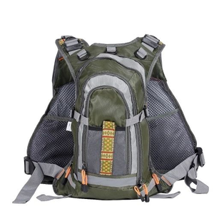 Chaleco de Pesca Multibolsillos, Chaleco Multifuncional para Pesca con Mosca, Mochila de 7 Bolsillos, Ropa Cómoda para Pescadores - Product Image 4