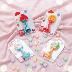 Mordedores para Bebés Libres de BPA, Juguetes de Frutas a Granel: Sandía, Naranja, Fresa, Manzana, Juguetes Sensoriales para Bebés, Juguetes Masticables para Bebés, Sonajeros de Grado Alimenticio - Product Image 1