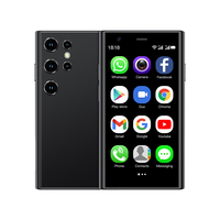 هاتف ذكي صغير S23 Pro 4G الأكثر مبيعًا، ذاكرة وصول عشوائي 3 جيجابايت، نظام أندرويد 8.1، خاصية التعرف على الوجه، بطارية 2600 مللي أمبير، شاشة 3.5 بوصة، كاميرا 2 ميجابكسل + 5 ميجابكسل
