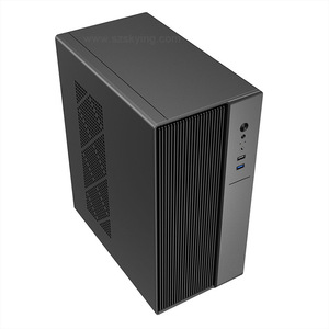 고급 마이크로 ATX 데스크탑 컴퓨터 케이스 0.8mm 스틸 플레이트 (팬 재고 포함) - Product Image 2