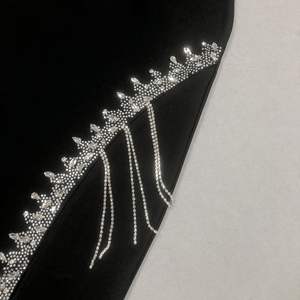 Vespera 时尚高品质女式长袖及地水晶舞会礼服，采用防静电涤棉面料 - Product Image 6