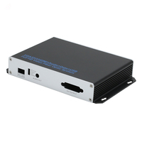 Boîtier électronique en aluminium extrudé sur mesure, design personnalisé, IP54, noir, système d'amplification de fibre optique vidéo HD, OEM SNR SR-C141