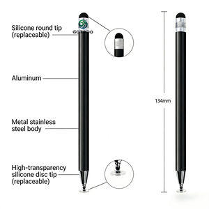 ปากกาสไตลัส 2-in-1 หัวโลหะ สำหรับ <span class=keywords><strong>Apple</strong></span> <span class=keywords><strong>Android</strong></span> ราคาส่งจากโรงงาน สำหรับหน้าจอสัมผัสและแท็บเล็ต ขายดี - Product Image 2