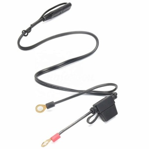 OEM Motocicleta Terminal De Bateria Anel Conector Harness Carregador Adaptador Cabo de Extensão Fio 12-24V Volts Wire Harness Kits - Product Image 1