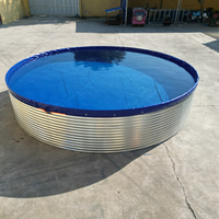 Bâche imperméable de PVC d'agriculture pliable faite sur commande bâche d'étang de poissons de l'aquarium de 10000 litres