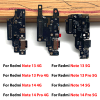 Carte de connecteur de charge pour Redmi Note 15 14 13 Pro 4G Pro Plus 5G, câbles flexibles de charge pour téléphone portable, pièces de rechange pour téléphone, réductions en gros