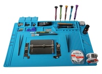 Station de soudage téléphone PC réparation ordinateur plate-forme de bureau coussin en Silicone 45x30cm tapis magnétique isolation thermique