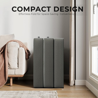 Matelas pliable de haute qualité à 3 plis en mousse à mémoire de forme, compressé et portable