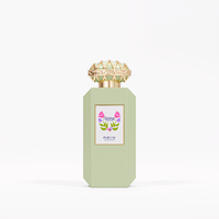 Botol Parfum Kaca Bentuk Unik Multi Warna Desain Baru untuk Pria dan Wanita dengan Semprotan Kabut Halus dan Sablon