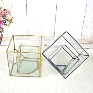2025 vente <span class=keywords><strong>en</strong></span> gros noir grands Vases <span class=keywords><strong>en</strong></span> cristal clair géométrique <span class=keywords><strong>verre</strong></span> <span class=keywords><strong>Terrarium</strong></span> cuivre plante <span class=keywords><strong>verre</strong></span> <span class=keywords><strong>Terrarium</strong></span> - Product Image 5