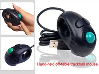 Mouse gambar Trackball genggam berkabel USB profesional untuk PC Laptop Mac Linux