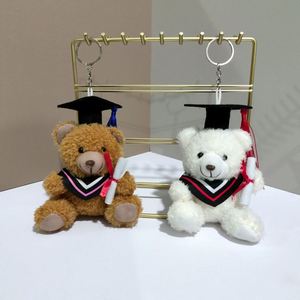 Portachiavi Orsacchiotto di Peluche per Laurea, Giocattolo Morbido, Mini Orsetto Carino, Portachiavi in Peluche, Orsacchiotti all'Ingrosso, Regalo di Laurea - Product Image 5