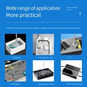 Hanast 1:1 RTV 2 retardante de llama de dos componentes de silicona líquida compuesto térmico translúcido impermeable térmicamente - Product Image 4