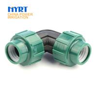 Raccords de tuyauterie en PEHD pour système d'irrigation, alimentation en eau, coudes en PVC, connecteur de tube