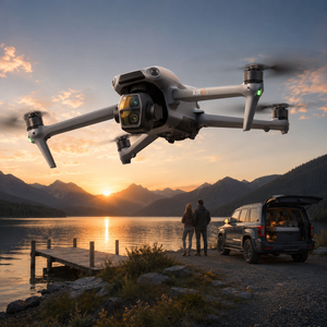 Drones RC-N3 High-Def Air 3S avec caméra téléobjectif CMOS 1 pouce 1/1.3 pouce, HDR 4K, détection de paysages nocturnes, portée FPV 20 km, photographie aérienne - Product Image 1