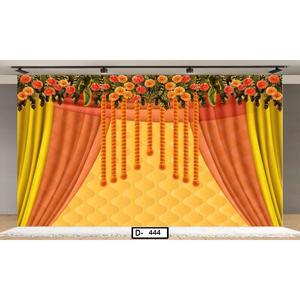 ป้ายโฆษณาดิจิทัลพิมพ์ลายสีสันสดใส ขนาด 5x8 ฟุต สำหรับงานแต่งงาน งานเทศกาล ฉากหลังเวที และการตกแต่ง - Product Image 3