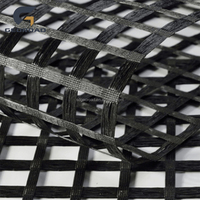 Línea de Producción de Geogrids de Poliéster Tejido por Urdimbre GEOROAD para Refuerzo de Muros de Contención y Carreteras, Resistencia a la Tracción de 20-1000KN/m